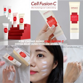 KEM CHỐNG NẮNG CELL FUSION CNâng TôngTái Tạo DaChống Lão Hoá