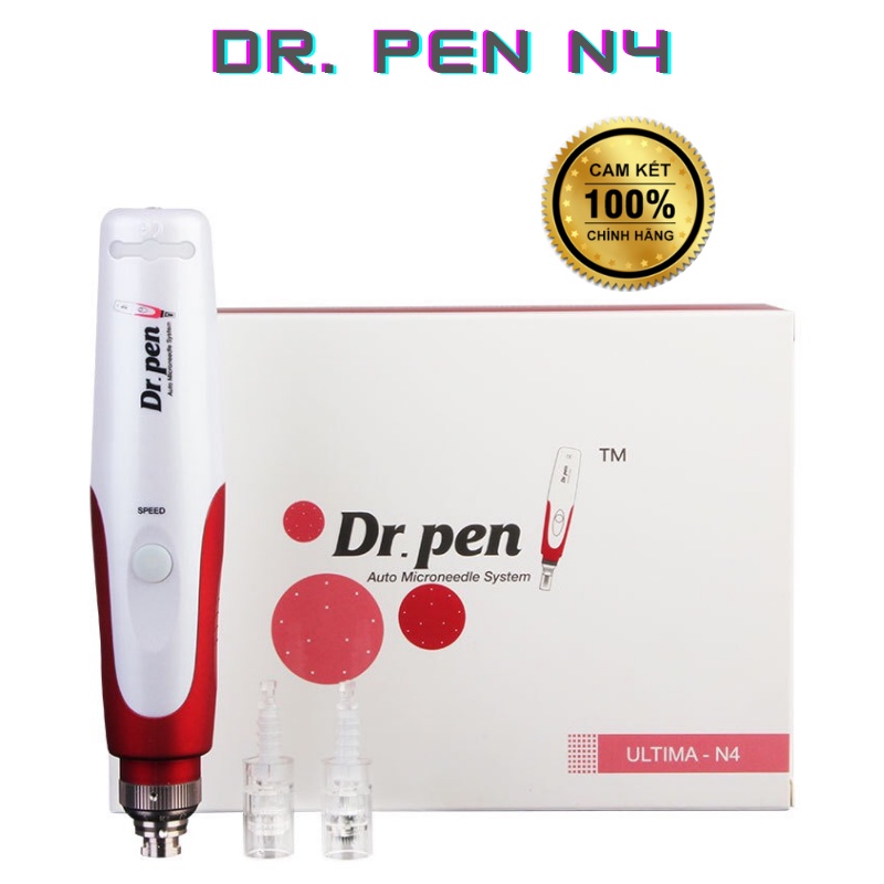 Máy Cấy Trắng DR PEN N4 Chính Hãng Cây Cấy Tảo Tại Nhà Dụng Cụ Phi Kim Nano 36 12 Loại Tốt