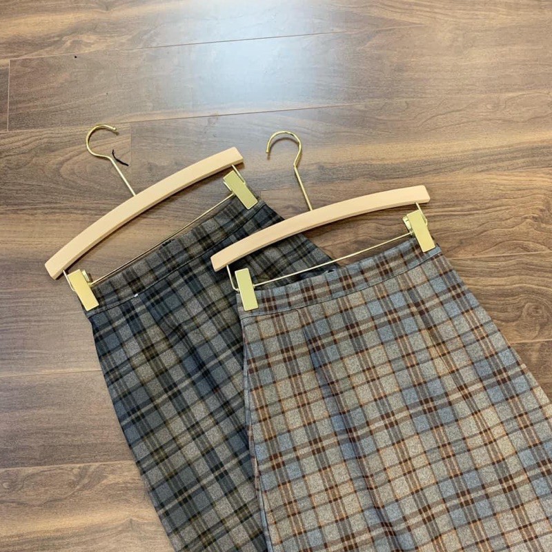 Chân váy dạ 2 màu