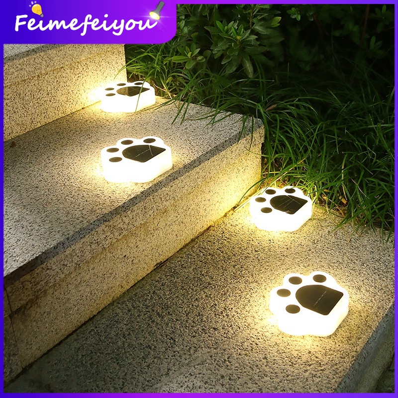 Đèn Led Sân Vườn Hình Chân Gấu 4 Bóng Sử Dụng Năng Lượng Mặt Trời