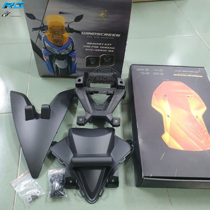 Kính chắn gió NVX 2021 Yamaha NVX 155 VVA zhi.pat chính hãng bảo hành 2 năm