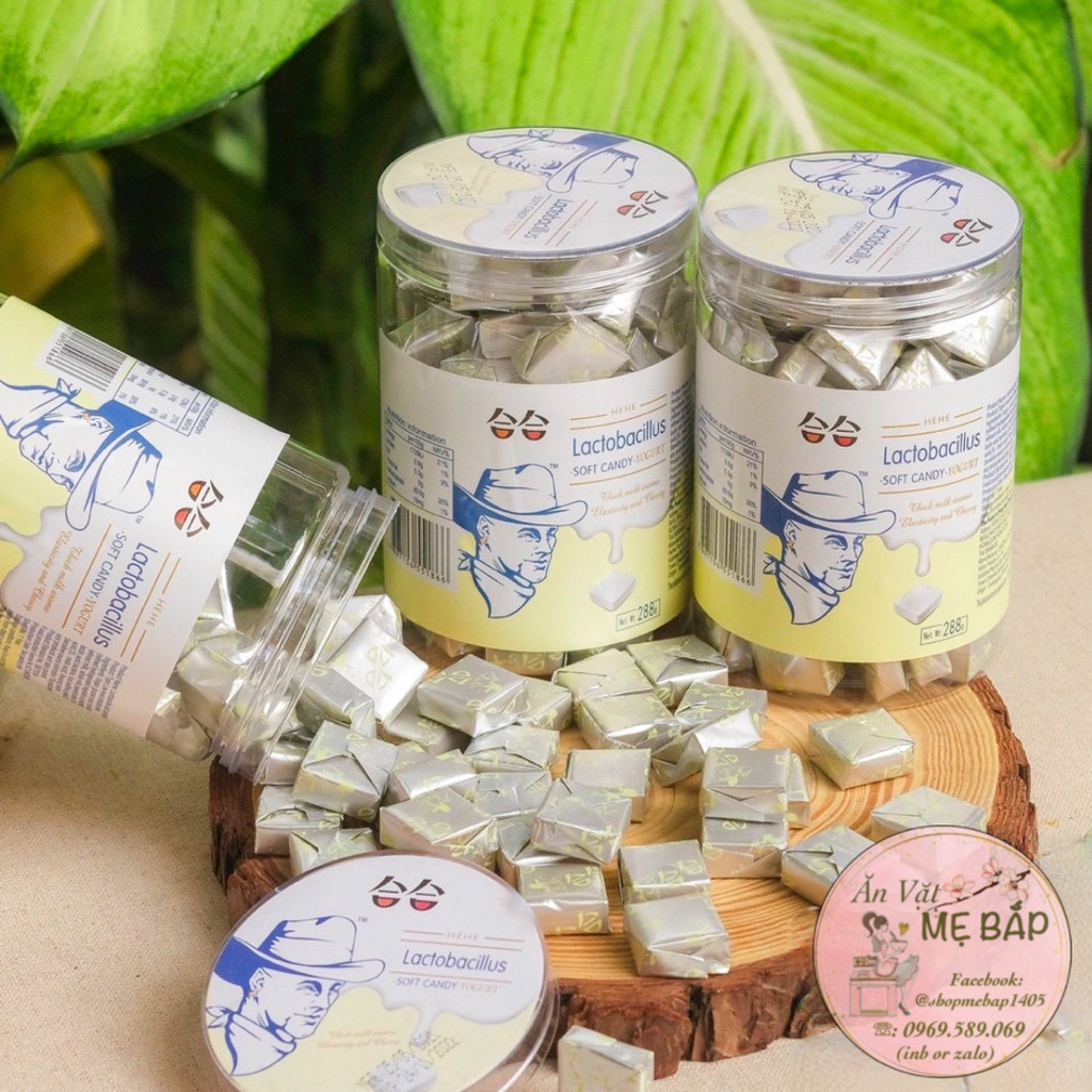 Kẹo Sữa Chua Horsh Ông Gìa Đài Loan 288g - Vị Sữa, Sữa Chua, Trái Cây, Socola, Khoai Môn