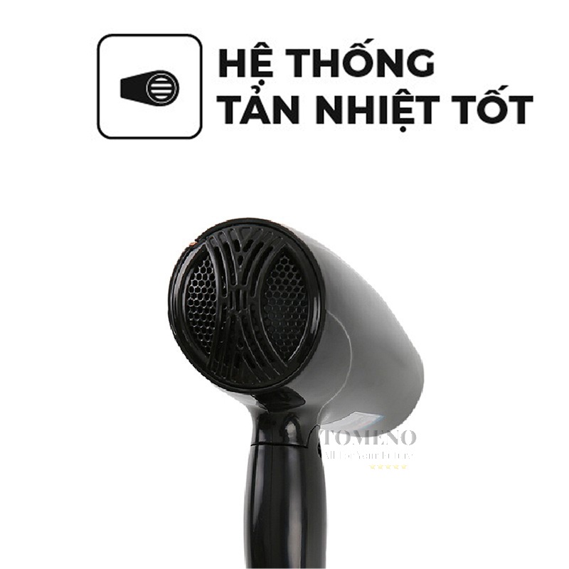 Máy Sấy Tóc Sunhouse SHD2306 Hàng Chính Hãng - Máy Sấy Tóc Mini 3 Chế Độ Sấy Bảo Hành 12 Tháng
