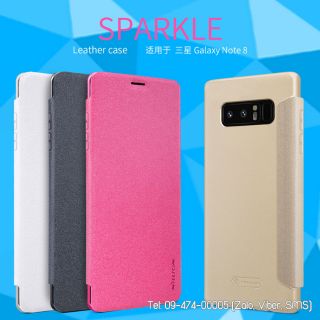 Bao da Samsung Note 8 chính hãng Nillkin Sparkle