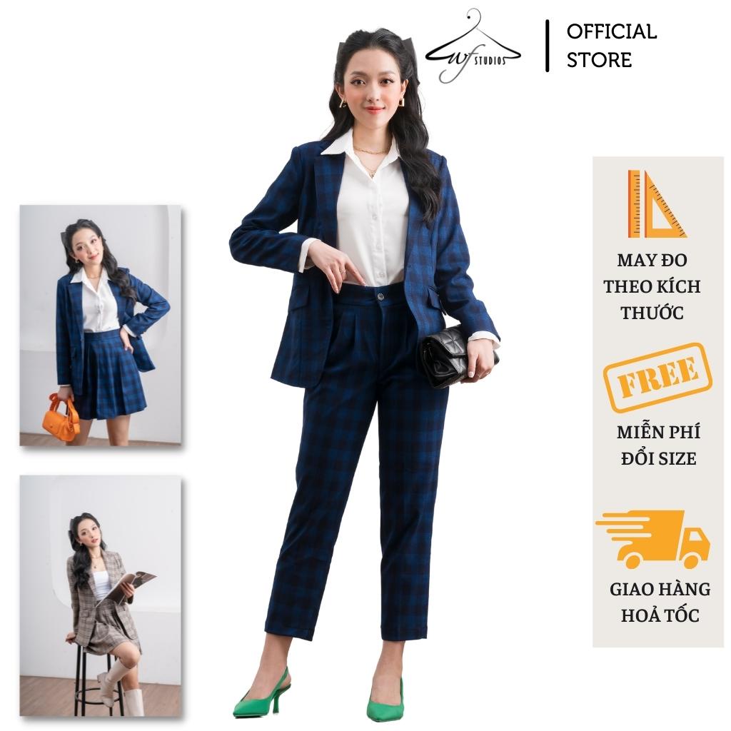 Áo khoác blazer, áo vest nữ kiểu Hàn Quốc tay dài, chất vải đẹp, nhiều màu Blz04 - Thời trang công sở WFstudios