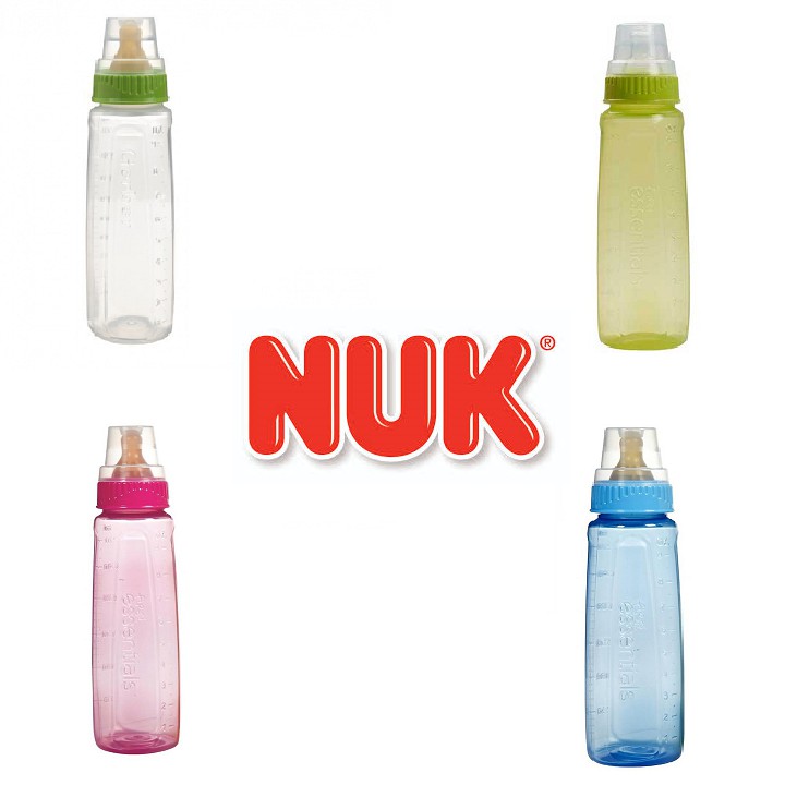 [XÁCH TAY MỸ] Bình Sữa Nuk First Essentials Núm Cao Su 270ml (9oz)