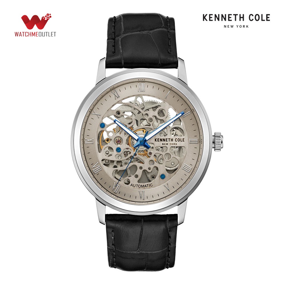 [Mã LT150 giảm 150k đơn 699k] Đồng hồ Nam Kenneth Cole dây da 42mm - Automatic KC50920002