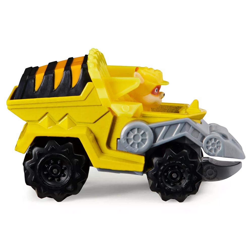 Đồ chơi mô hình Xe chó cứu hộ Paw Patrol True Metal tỷ lệ 1:55 - Rubble phiên bản Dino Rescue