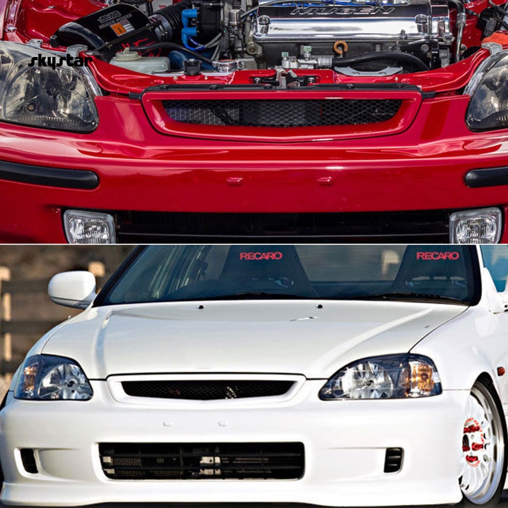 Lưới Tản Nhiệt Tổ Ong Gắn Mui Trước Xe Hơi Honda Civic 96-98 EK CX EX HX LX