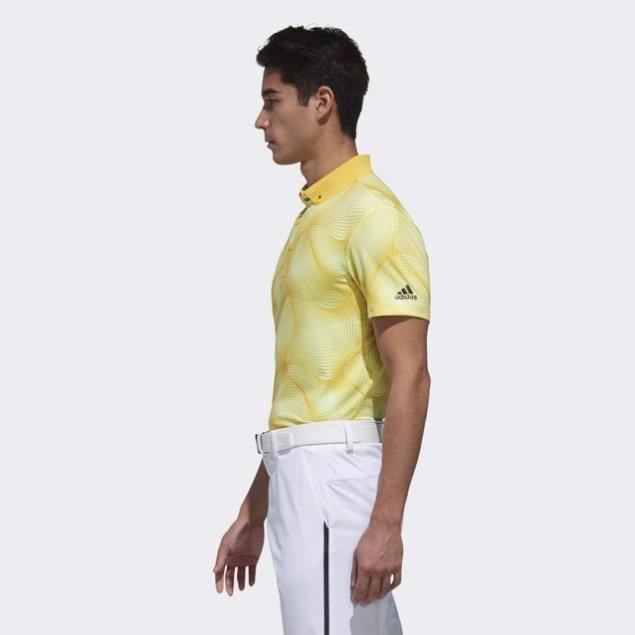 áo phông màu vàng chống tia cực tím adidas Nam có cổ DW7679 New 👈