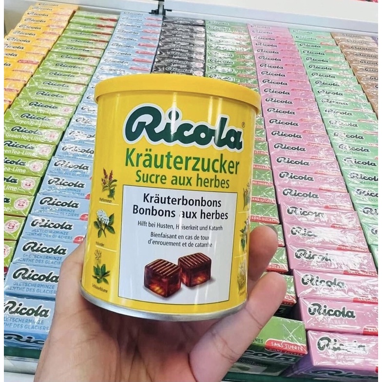KẸO NGẬM HO THẢO MỘC RICOLA 250G