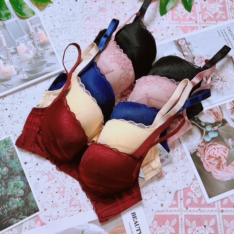 Áo Ngực Định Hình Ren Lovely Chính Hãng  Độn Dày 5p - Siêu Nâng,Tạo Khe Hoàn Hảo VIP