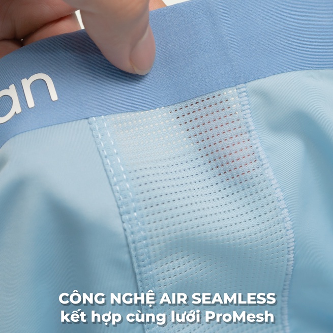 Quần sịp nam PRO MESH combo 3 boxer chính hãng BOXERMAN