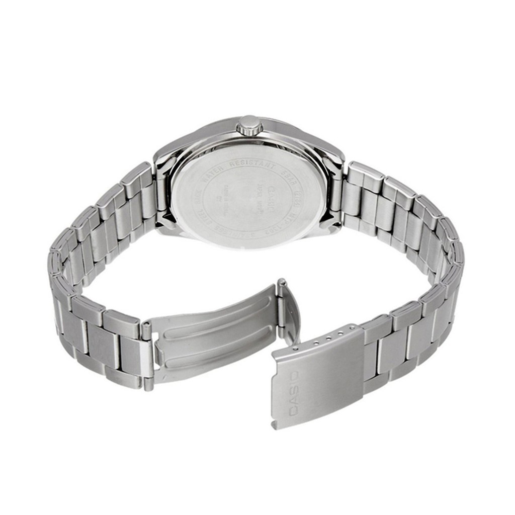 ĐỒNG HỒ CASIO NAM MTP-1302D-1A1VDF Dây kim loại - Mặt viền răng cưa nền đen Lôi cuốn