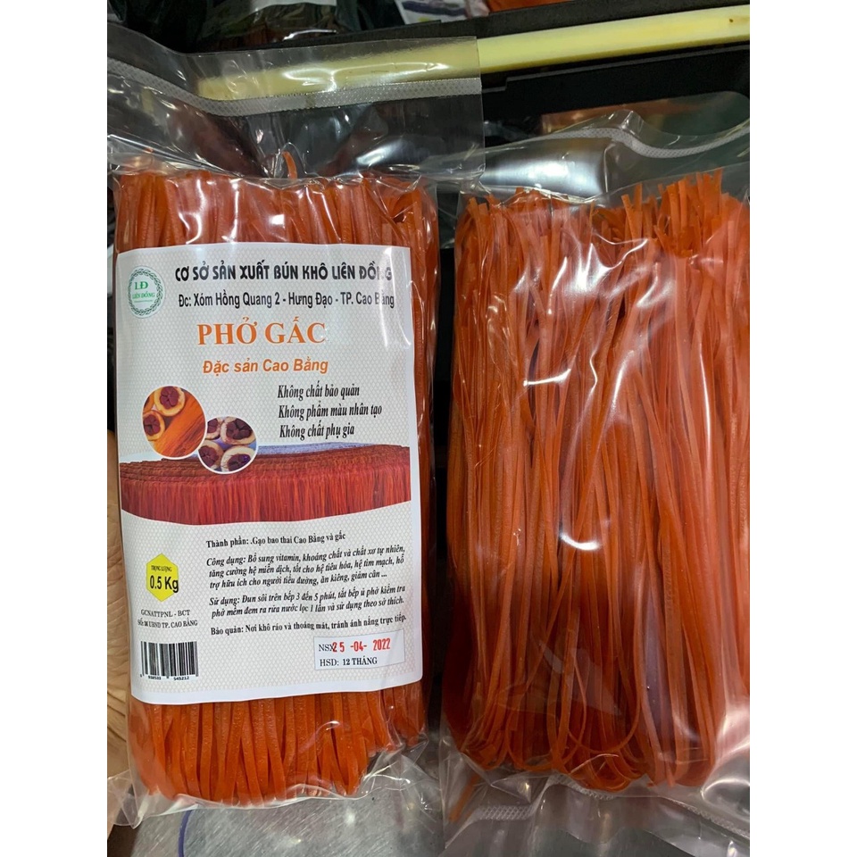 Phở ngũ sắc rau củ đặc sản Cao Bằng  thực dưỡng eatclean gói 500g: