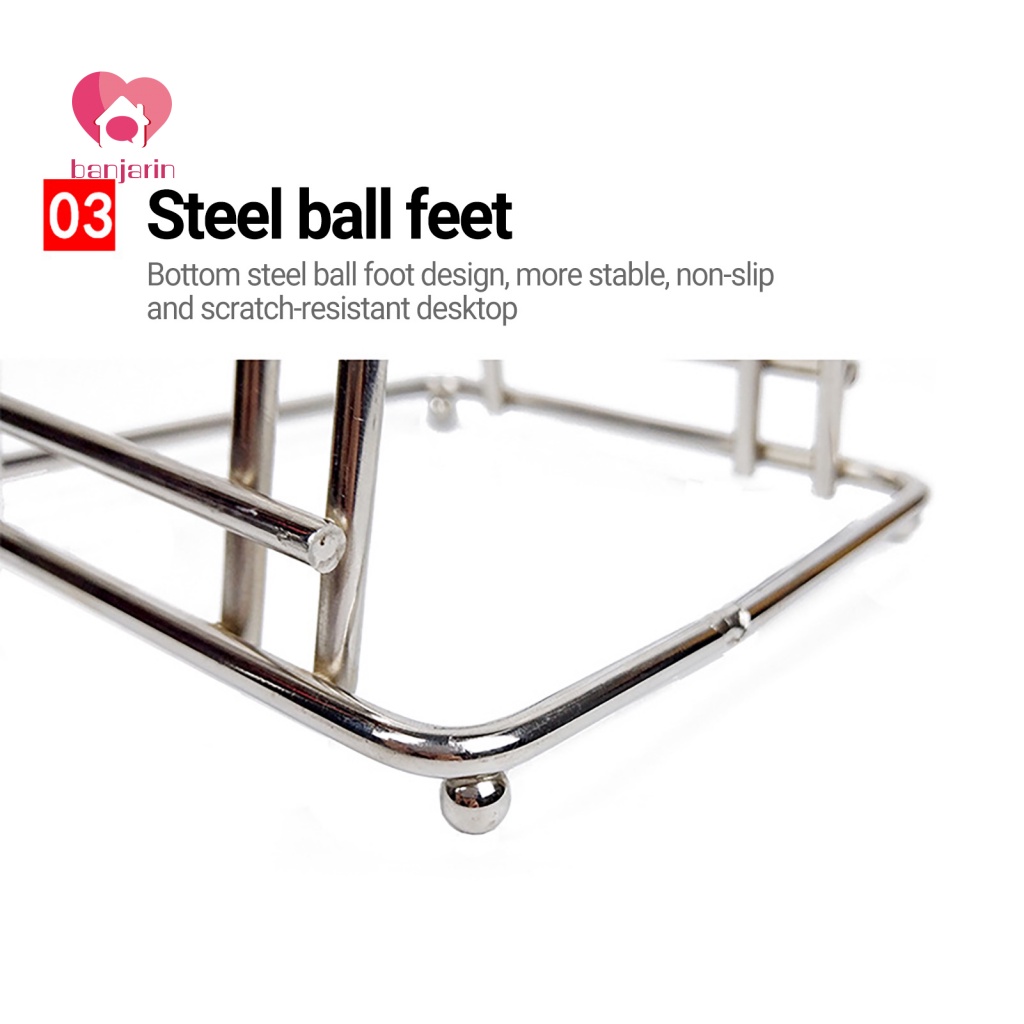 Giá Đỡ Thớt / Nắp Nồi / Dĩa Ráo Nước Chống Gỉ Siêu Bền Cho Nhà Bếp