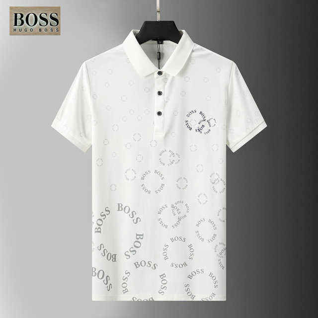 Áo Thun Polo Cotton Ôm Dáng In Logo Hugo Boss Thời Trang Cho Nam