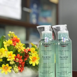 Sữa rửa mặt dạng gel Eucerin cho da hỗn hợp,da dầu, da mụn 200ml