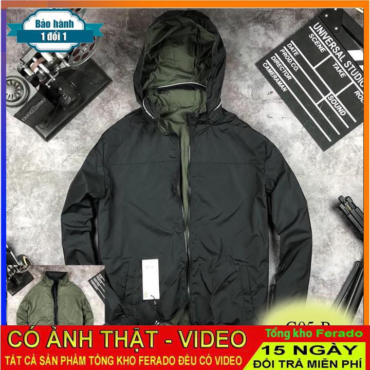 [ xả kho ] PM Áo gió nam hai mặt G05-B thời trang PM Fashion