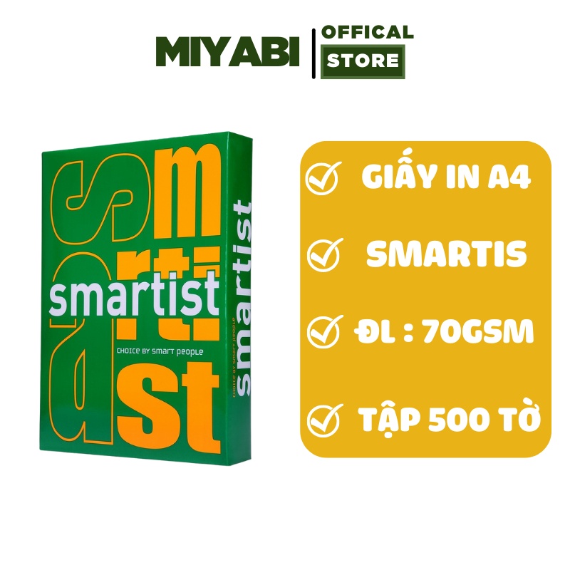 Giấy in a4 / a5 IK PLUS định lượng 70gsm - 500 tờ/ tập giá sỉ - giấy a4 văn phòng phẩm cao cấp - MIYABI STORE