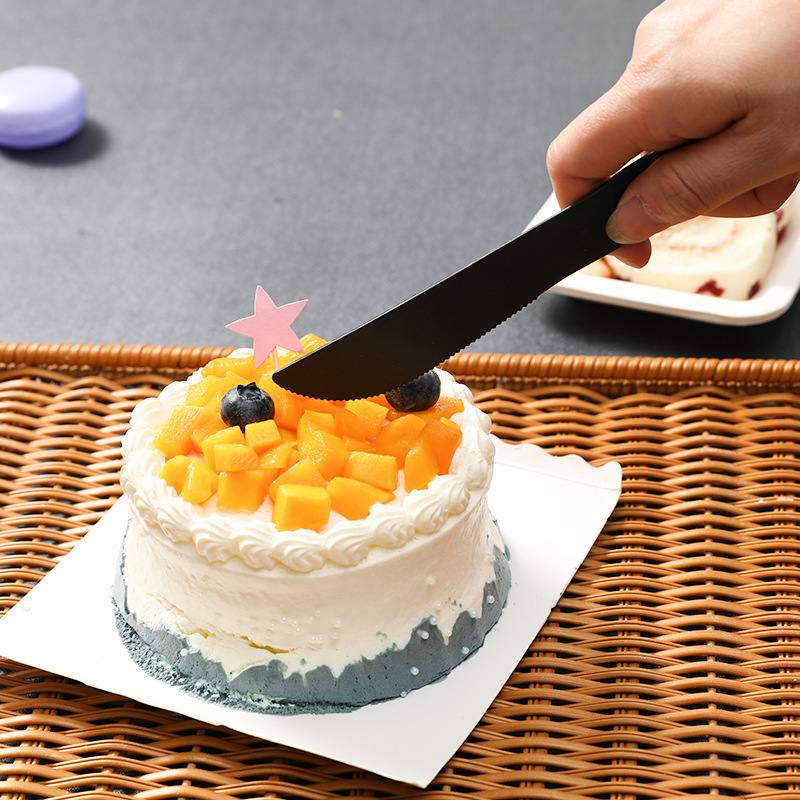 Dụng cụ cắt bánh bằng nhựa hình mặt cười sáng tạo dễ thương