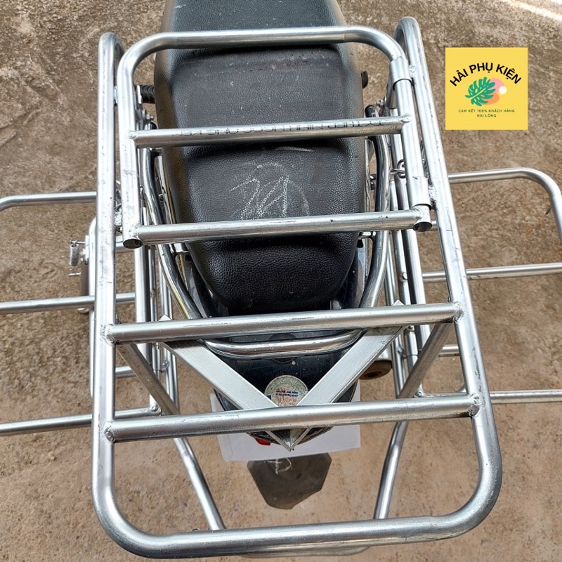 Giá trở hàng xe máy , Baga chở hàng xe máy đa năng ống tuýp D21 siêu bền