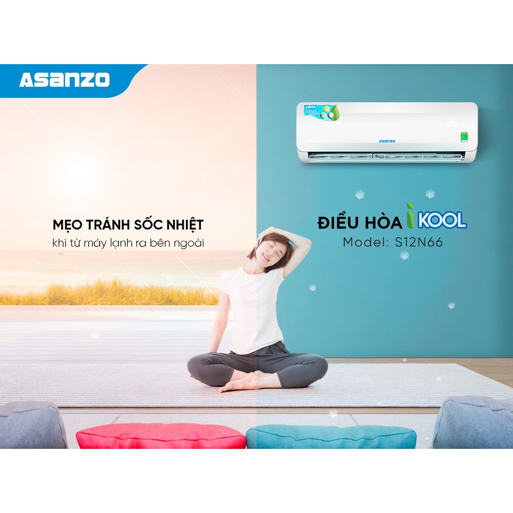 Điều hòa máy lạnh Asanzo thường 1 chiều S09 9000BTU - S12 12000BTU - S18 18000BTU - S28 28000BTU