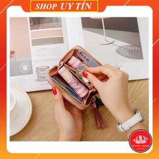 [LN123^]  [HÀNG LOẠI I]Ví Nữ Cầm Tay 🌼 FREESHIP 50K 🌼 - Ví Bóp Nữ Mini Vuông Kéo Khóa - Kiểu Dáng Hàn Quốc Cực Đẹp