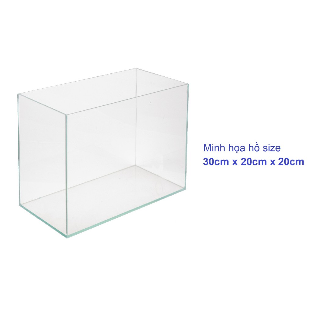 [30x20x20cm] Combo 5 tấm nhựa mica cứng trong suốt cắt sẵn làm hồ cá, chuồng hamster, hộp trưng bày... - Luân Air Models