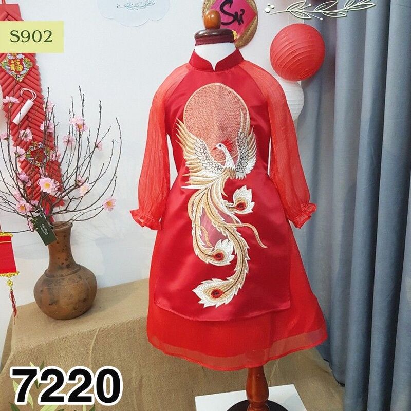 SET ÁO DÀI ĐÔI CHO BÉ TRAI VÀ BÉ GÁI 10-32KG