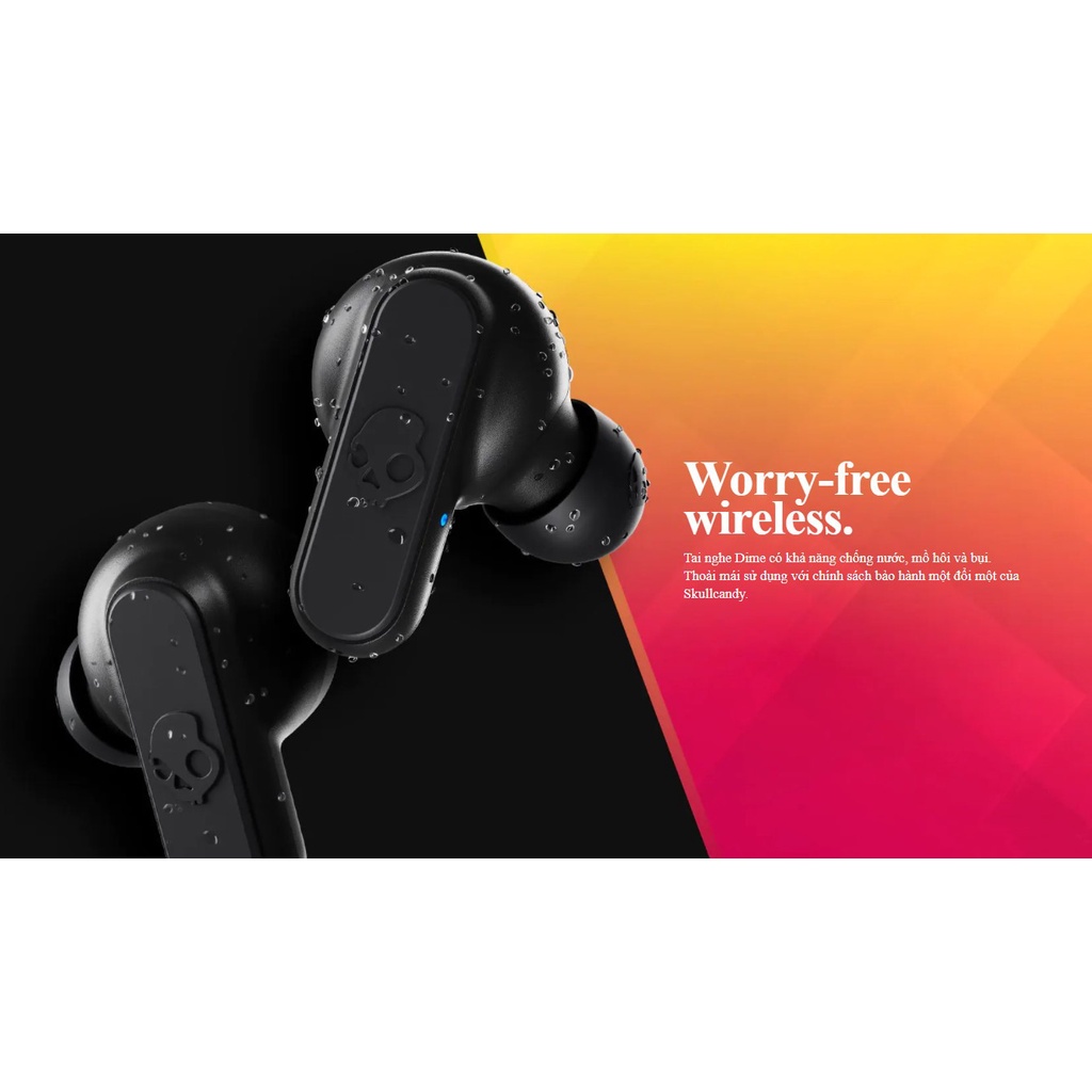 Tai Nghe Bluetooth Skullcandy Dime Chính Hãng - Bảo Hành 12 Tháng