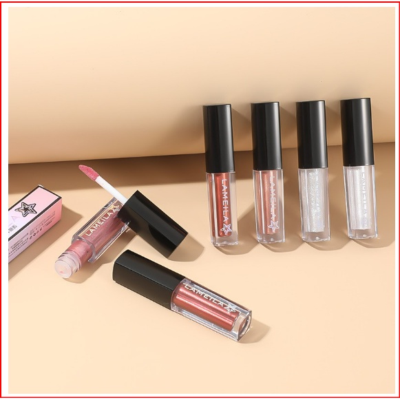 Nhũ Mắt Gel Kim Tuyến Lameila Lấp Lánh Bền Màu Lâu Trôi Trang Điểm Mắt Tăng Độ Quyến Rũ NM2