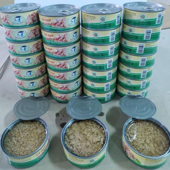 Cá Ngừ ngâm dầu đóng hộp 140g-Combo 10 hộp
