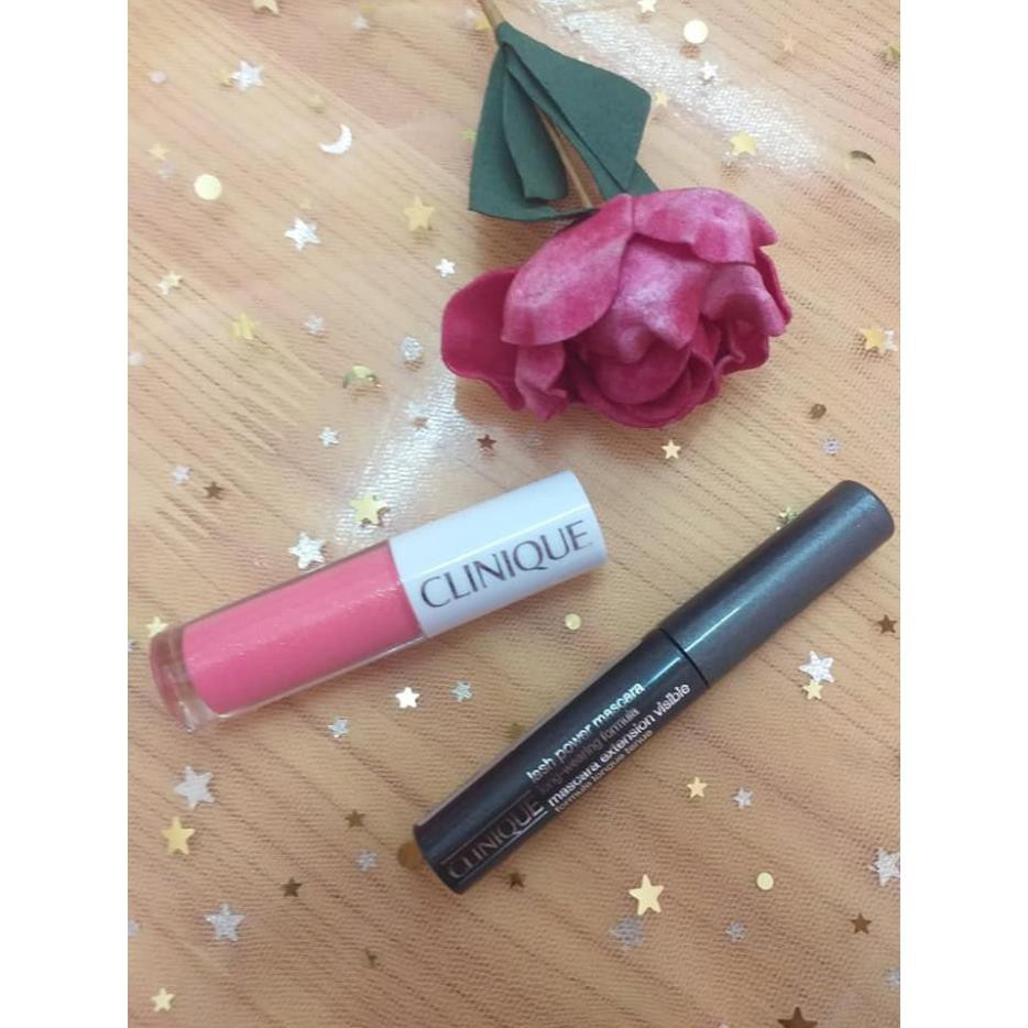 Combo Son Dưỡng Môi Cli.nique Lip Gloss 1.5ml + Mascara