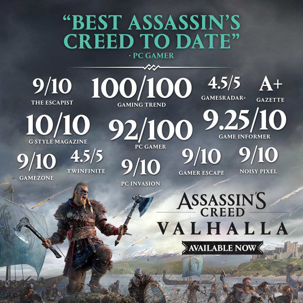 Đĩa Game Ps5 : Assassin's Creed Valhalla Hệ US