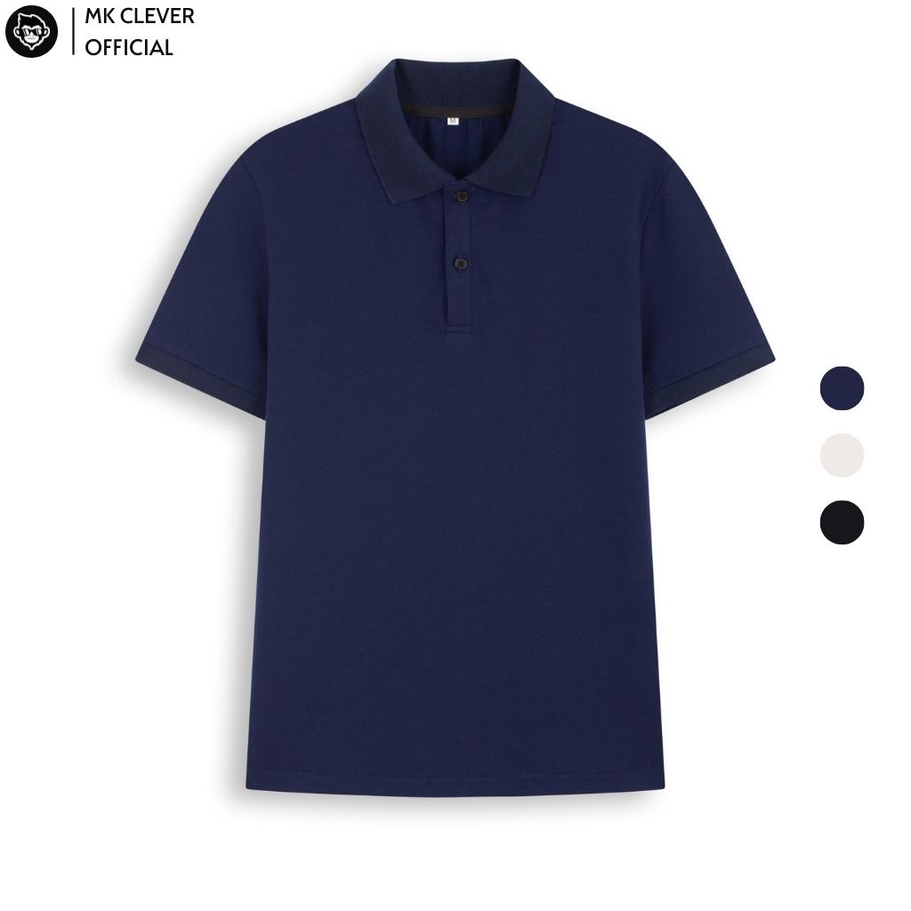 Áo Polo MK CLEVER, chất liệu thun cotton co giãn, basic trẻ trung, lịch sự - AP057