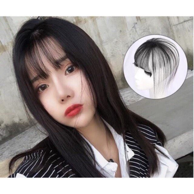 Tóc giả mái thưa 3D tóc thật che hói