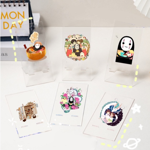 Giá đỡ điện thoại mica vô diện GDMC23 giá cute dễ thương trong suốt hoạt hình idol thần tượng