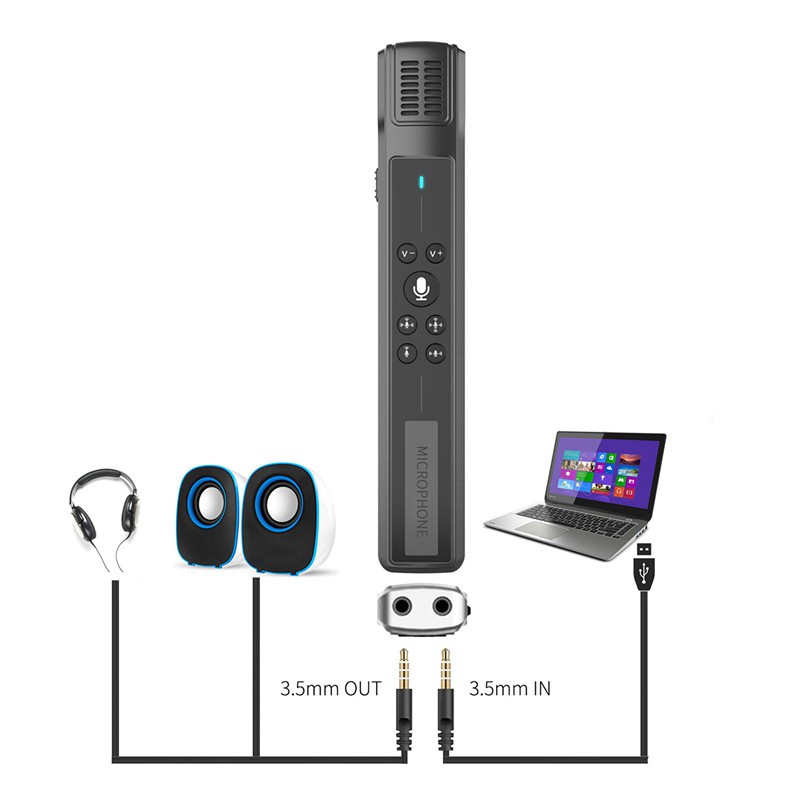 M8 Microphone Polarity Multi-e 40HZ-20KHZ Frequency USB Computer Game Live Conference K Song Condenser Microphone