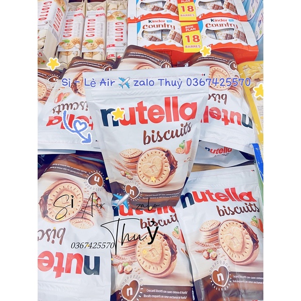 Bánh quy Nutella nhân hạt phỉ