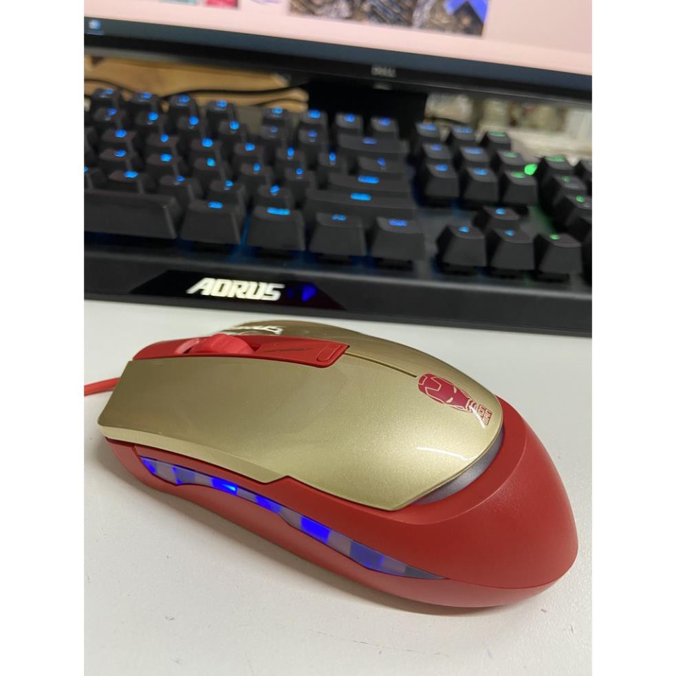 Chuột Gaming E-Blue EMS145 phiên bản Iron Man Có DPI - Bảo hành 12 tháng