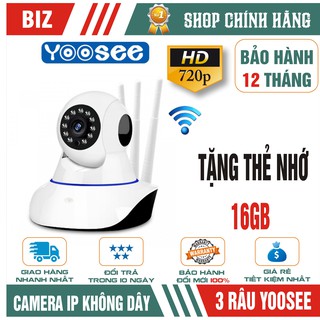 Camera IP Yoosee 3 râu Chính Hãng Độ phân giải 720P - Bảo hành 12 tháng