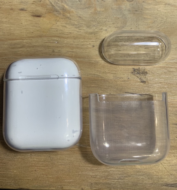 Case Airpods PC Silicon mềm trong suốt.