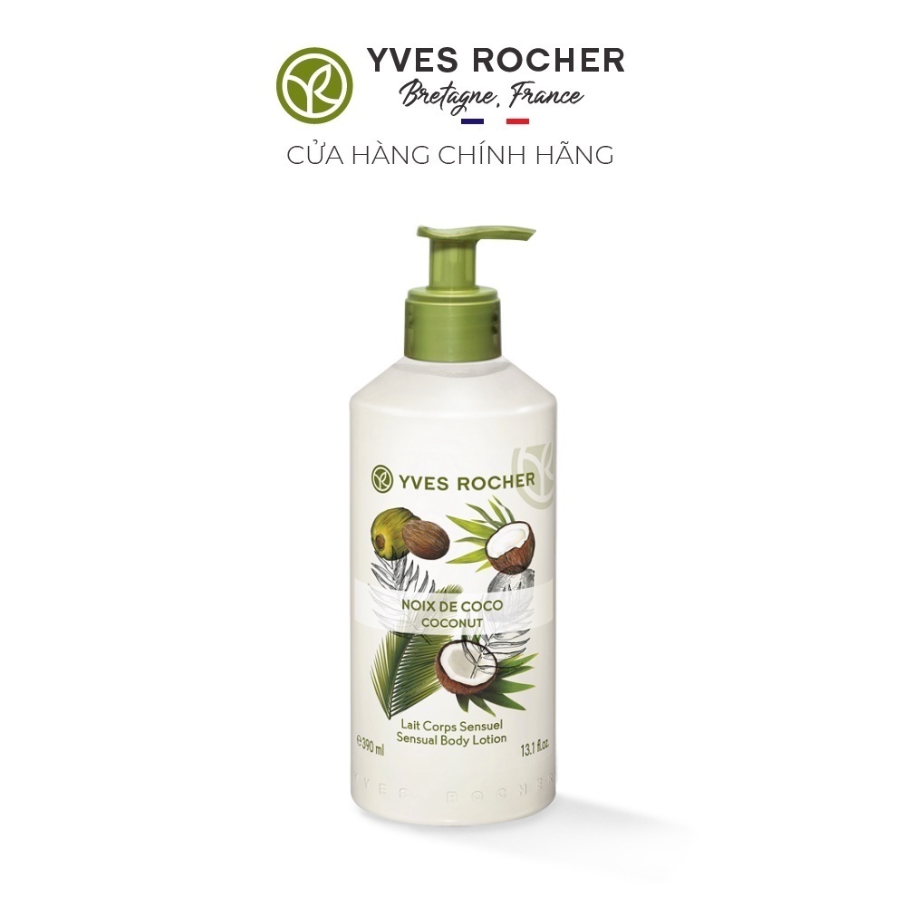 Sữa Dưỡng Thể Yves Rocher Coconut Sensual Body Lotion 390ml