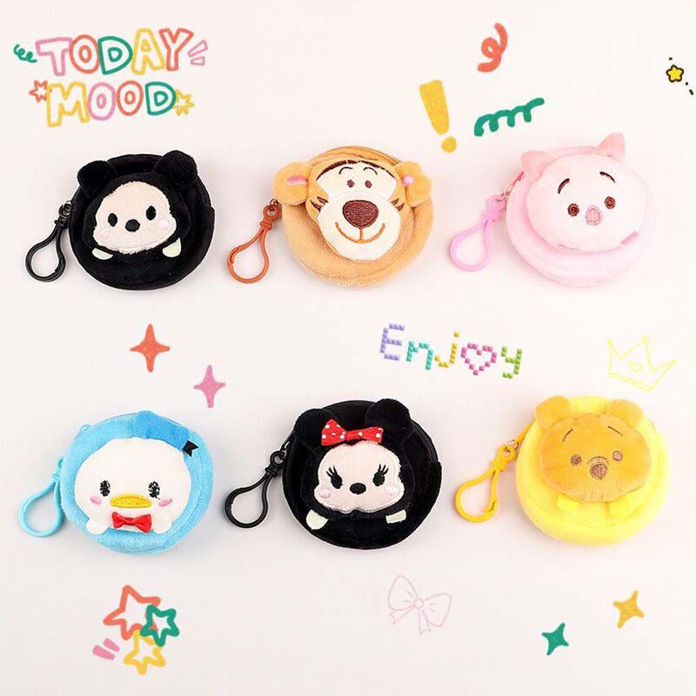 Túi Đựng Tai Nghe / Tiền Xu Phủ Bông Mini Dễ Thương