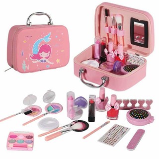 (Sử dụng thật & AN TOÀN) Bộ trang điểm cá nhân cực đầy đủ, make up thật, dễ dàng làm sạch với nước dành cho bé gái