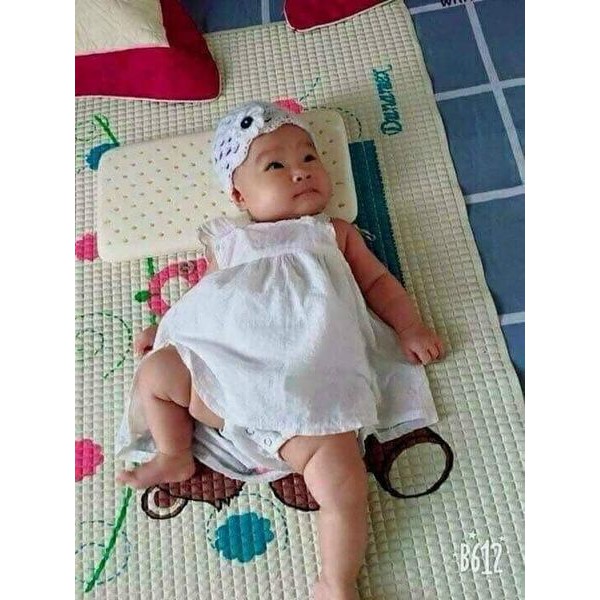 Miếng lót cao su thông hơi, chiếu cao su non cực mát, chống thấm cho bé