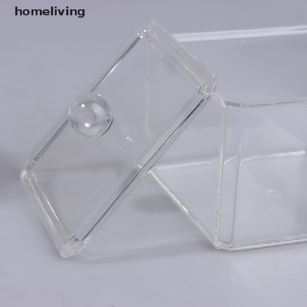 [Hàng mới về] Hộp đựng tăm bông/ bông tẩy trang bằng nhựa tiện lợi
