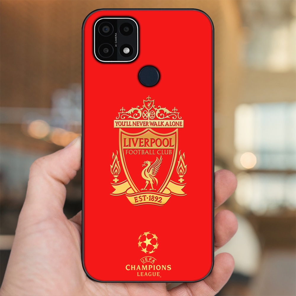 Ốp lưng Oppo A15, A15s viền đen in hình Liverpool FC