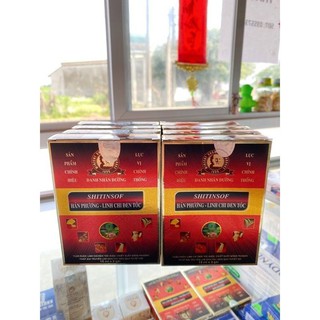 DẦU GỘI ĐEN TÓC SHITINSOF HÁN PHƯƠNG LINH CHI HỘP 3 GÓI